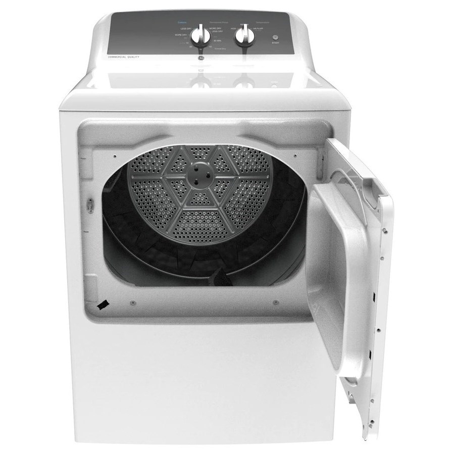 GE Appliances GTX52GASPWB 6.2 cu. ft. Capacity aluminized alloy drum